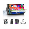 CarPlay Android Auto Wired, 1 Din Car Radio, 7-palcový dotykový displej Hikity