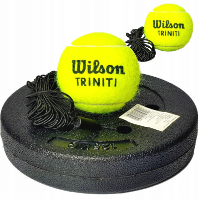 Tennis Ball Fun & More Wilson Tenis Trainer 2 PCS. (Talbot Torro eli Mini 53 cm badminton raketa)