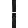 A-NIS AK0701.01-24 - Kožený remienok na hodinky 24 mm čierny