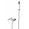 BESCO MODERN / VARIUM batéria vaňová nástenná so sprchovým setom, rozteč 15cm, chróm, BW-MVS-CH