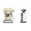 Ascaso Dream PID, Sweet Cream + Eureka Mignon Libra, CR white