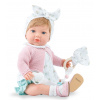 Reborn miminko Alina v pleteném růžovém svetříku od firmy Marina & Pau (Alina Petite Fleur Newborn - 45 cm)