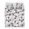 Prikrývka na posteľ - Paulahome Polyester 240 x 220 cm polyester (Prešívané posteľné postele vo vízii trojuholníkov 240x220)