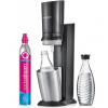 SodaStream Crystal 3.0 + skleněná láhev 0.615 L + bombička