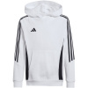 Adidas Tiro 24 Hooded Sweat Jr IR7506 sweatshirt (191598) Black 116cm