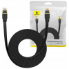 Baseus E054816 RJ45, Gigabit, Cat.7, 8m, černý