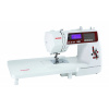 Janome 607 TXL - prídavný stolček (Šijací stroj elektronický, automatický odstrih nite - 412 programov, 7 gombíkových dierok)