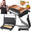 Hriankovač Kalorik SWP 1050 CO Béžová/hnedá 700 W (Hriankovač GRIL NA CHLEBÍKY PANINI TORTILLA MÄSO RYBA SILNÉ)