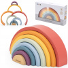 VIGA PolarB dúha Kreatívne montessori kocky