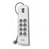 Belkin BSV804ca2M Biely 8 AC zásuviek 2 m