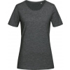 STEDMAN CREW NECK T LUX / Dámske tričko - dark grey heather XL