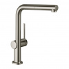 Hansgrohe M54, drezová batéria Talis s výsuvnou koncovkou, vzhľad nehrdzavejúcej ocele, HAN-72808800