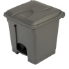 Pedálový/nášľapný zberač odpadkov ,objem 30 l, š x v x h 410 x 435 x 400 mm EUROKRAFTbasic