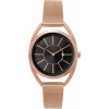 MINET Ružovo-zlaté dámske hodinky ICON ROSE GOLD BLACK MESH