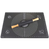 SAPRO Silikónová doska 60 x 40 cm + valček na cesto Ruhhy 22816, šedá