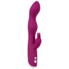 Sweet Smile A & G-Spot Rabbit Vibrator - vibrátor na bod A a G s ramenom na klitoris (fialový)