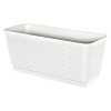 Prosperplast RATOLLA P Truhlík podmiskou 49,5x17x17,5cm. ratan biela DRL500P