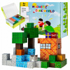 MAGNETICKÉ KOCKY 3D BLOČKY SVET BUDOVY RASTLINY KOCKY MAGNETY 108el