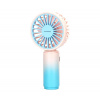 Aigostar B.V. | Aigostar - Nabíjací vreckový ventilátor 3W/5V 500mAh USB ružová/modrá | AI1556