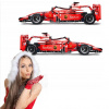 F1 RC Race Car – Sada kociek MOC na diaľkové ovládanie, červená