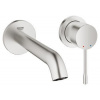 GROHE Essence Umývadlová podomietková 2-otvorová batéria,supersteel 19408DC1 Vrch.diel GRO 19408DC1