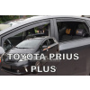 Deflektory - Protiprievanové plexi Toyota Prius+ 5D od 2011 (+zadné)