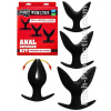 Push Monster Premium Anal Expander Kit, sada 3 silikónových roztváracích análnych kolíkov