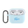 Lacoste Liquid Silicone Glossy Printing Logo puzdro pre AirPods Pro Blue