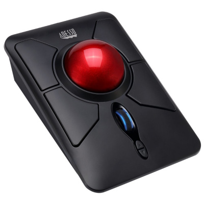 ADESSO Adesso iMouse T50/ bezdrátová trackball myš 2,4GHz/ 2,0" trackball/ programovatelná/ optická/ 400-4800DPI/ USB/ černá