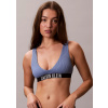 Dámske plavky Calvin Klein Q61211 Horný diel L Modrá