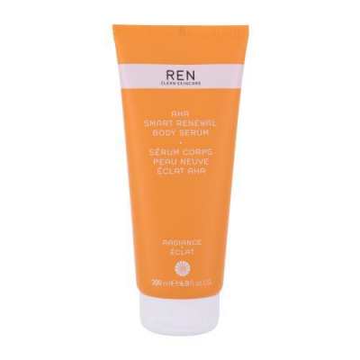 REN Clean Skincare Radiance AHA Smart Renewal hydratačné a exfoliačné telové sérum 200 ml pre ženy