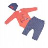Detský komplet - Baby Set 86 Multi -Colored 3 PC. (Telové sety s dlhými rukávmi Cap 86)
