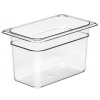 Cambro Nádoba Camwear GN 1/4 z polykarbonátu, Cambro, GN 1/4, 3,7L, Priehľadná, 162x265x(H)150mm