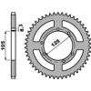 PBR 441349F PBR PREDAJ ZADNÉ REŤAZOVÉ KOLESO 4413 49 F YAMAHA XT 125X/SM/R '05-'10 (JTR1134.49) (REŤAZ 428)