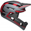 Bell SUPER AIR R celoobličejová přilba Velikost přilby: M(55-59 cm), Matte Grey Red