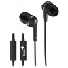 Genius HS-M320 černý, Headset, drátový, do uší, mikrofon, 3,5mm jack 4 pin, černý 31710005412