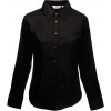 Fruit of the Loom F.O.L. | Lady-Fit Oxford Shirt LSL Blúzka Oxford s dlhým rukávom_16.5002 Farba: black, Veľkosť: L
