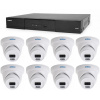 Kamerový set 1x AVTECH NVR AVH2109AX a 8x 5MPX IP Dome kamera AVTECH DGM5206SVAT + 8x Kábel UTP 1x RJ45 - 1x RJ45 Cat5e 15m ZADARMO!