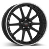 DOTZ Dotz Sonoma Dark 8.5x19 5x114.3 ET45 Black matt/polished lip 71.6