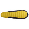 Spací vak Warmpeace VIKING 1200 195 cm žltá/sivá/čierna pravá