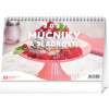NOTIQUE Stolový kalendár Múčniky a sladkosti 2027, 23,1 x 14,5 cm