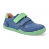 Barefoot tenisky Blifestyle - Anura Bio nappa/velours Meerblau zelené