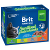Brit Premium Cat Meat Sterilised mix v omáčke Multi 1200 g 12 x 100 g
