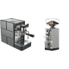 Stone Espresso Pure + Eureka Mignon Libra, CR grey