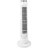 NEDIS stĺpový ventilátor/ výška: 76 cm/ výkon 50 W/ 3 rýchlosti/ rotácie/ diaľkové ovládanie/ bielo-čierny