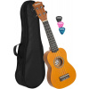 CASCHA HH 3964 Soprano Ukulele Yellow Set