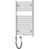 Mexen Hades, elektrické vykurovacie teleso 800 x 500 mm, 300 W, chrómová, W104-0800-500-2300-01