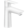 HANSGROHE Talis E páková umývadlová batéria bez odtokovej súpravy, výška výtoku 104 mm, matná biela, 71712700