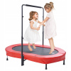 Trampolína 143,5 cm Záťaž 100 kg Nastaviteľná výška Červená pre deti (Trampolína 143,5CM Záťaž 100KG Nastaviteľná výška Červená pre deti)
