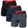 SAXX MULTI-SPORT MESH BOXER BRIEF FLY 3PK wavelength/navy/black - XL